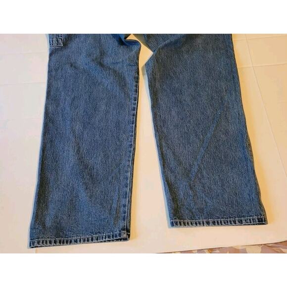 Vintage Levis SilverTab Jeans Mens 31x32 Blue Medium Wash Light Distress - Picture 14 of 16